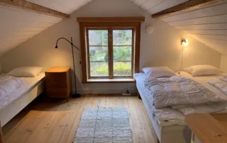 Sovrum i Stuga Björkas